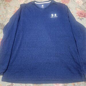 Under Armour Men's Lightweight Sweatshirt Blue/White Size Large